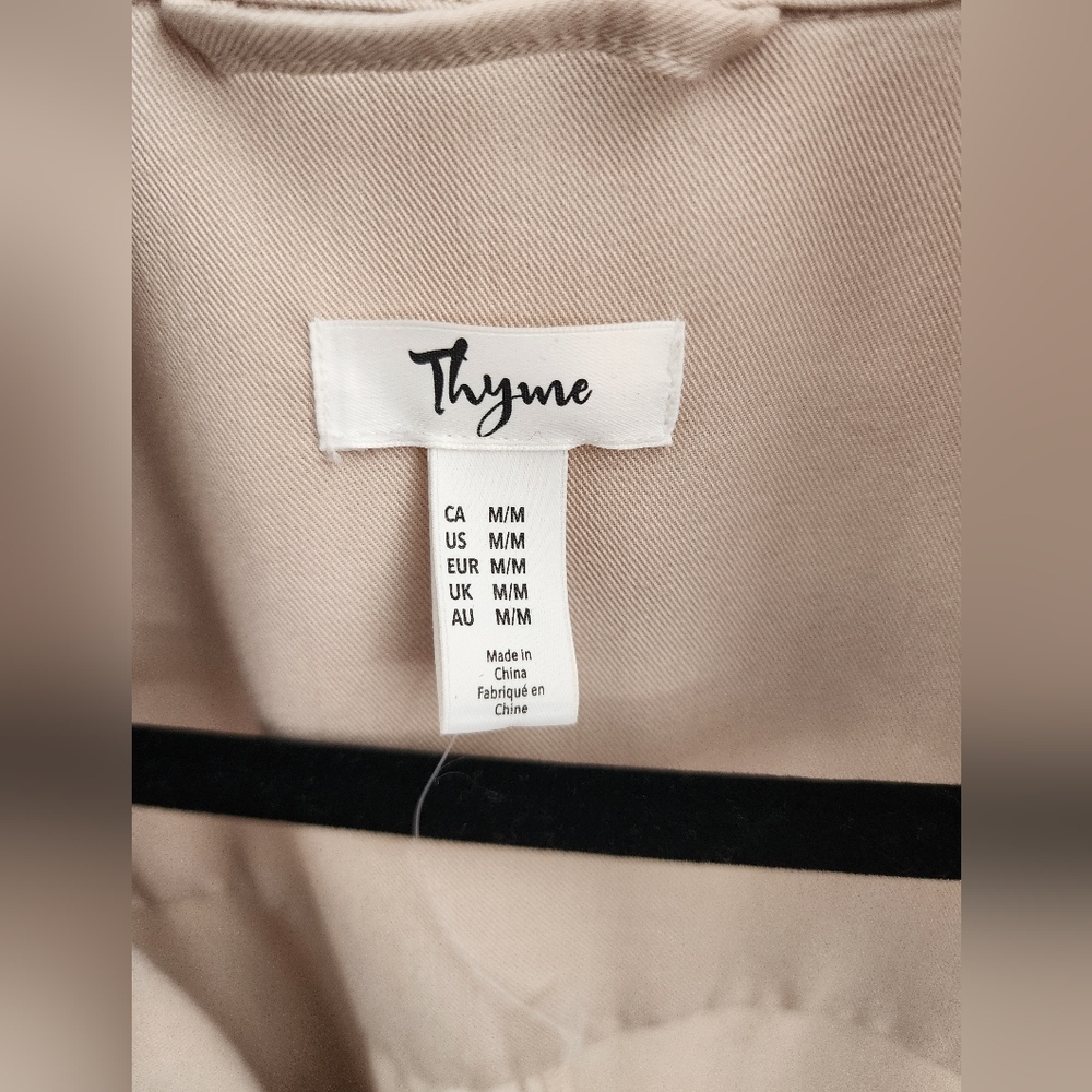 Beige Maternity Spring Coat - Picture 2 of 3